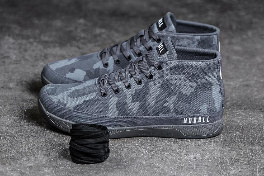 Trainers NOBULL Homme Camouflage Foncé - Chaussures NOBULL Canvas Mid,France (0372-EMSHL)